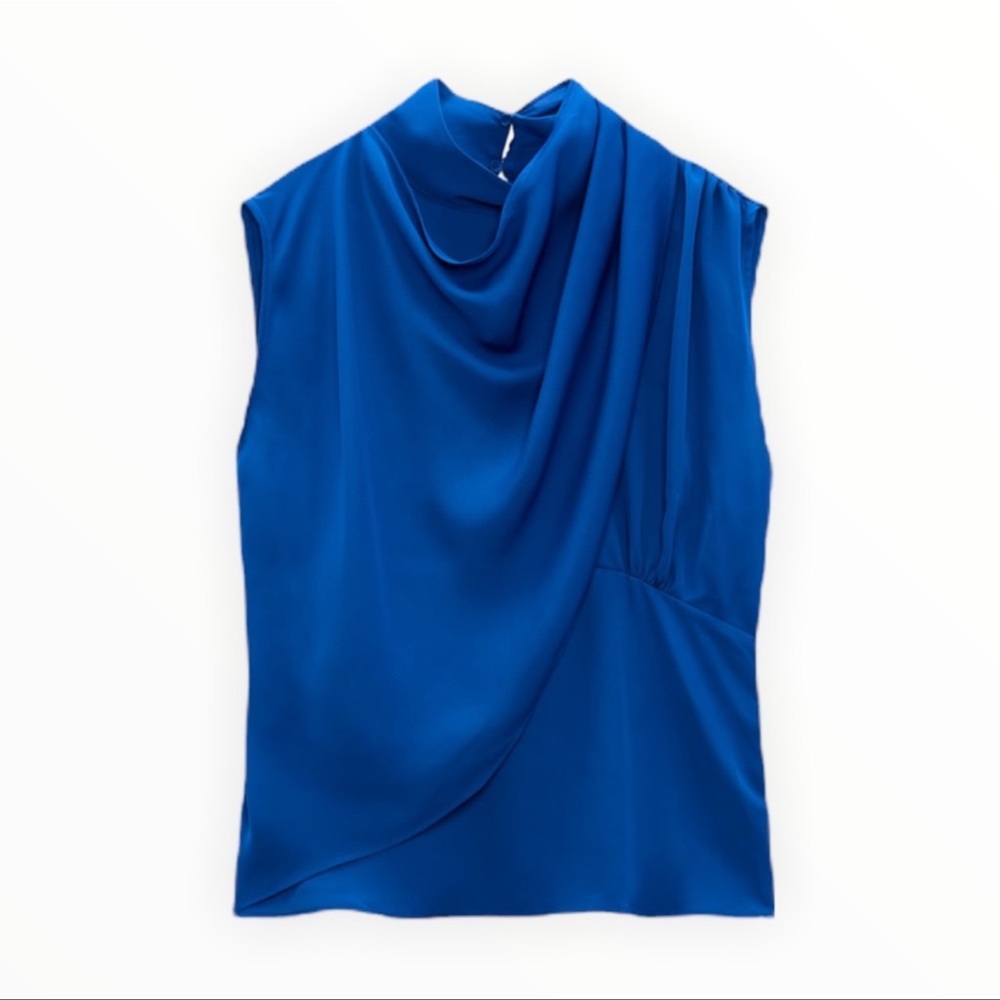 Flowy High Neck Zara Top!